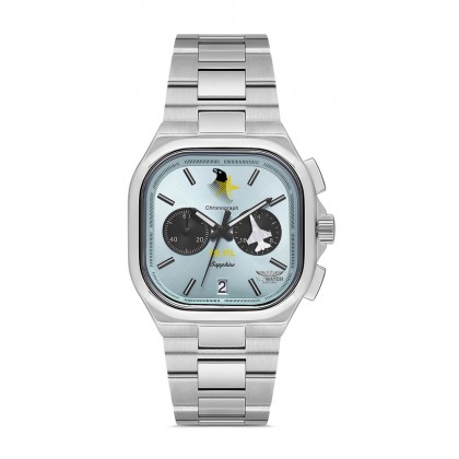 SOLOTÜRK 15. YIL CHRONOGRAPH KARE GÖKYÜZÜ MAVİ
