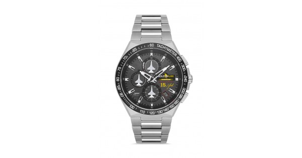 SOLOTÜRK 15. YIL CHRONOGRAPH ÇELİK SİYAH