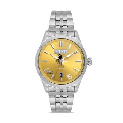 SOLOTÜRK 15. YIL ERKEK OTOMATIC ÖZEL SARI KADRAN