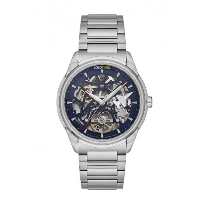 SOLOTÜRK 15. YIL OTOMATIC ÇELİK LACİVERT SKELETON