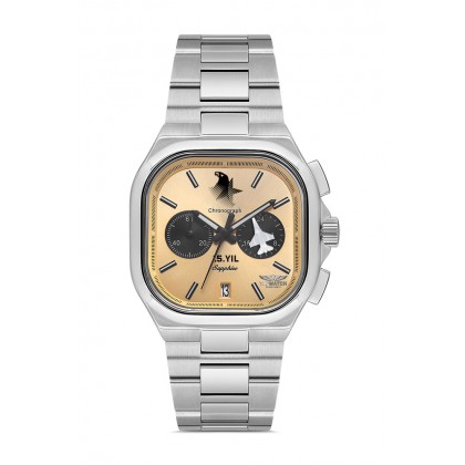 SOLOTÜRK 15. YIL CHRONOGRAPH KARE SARI